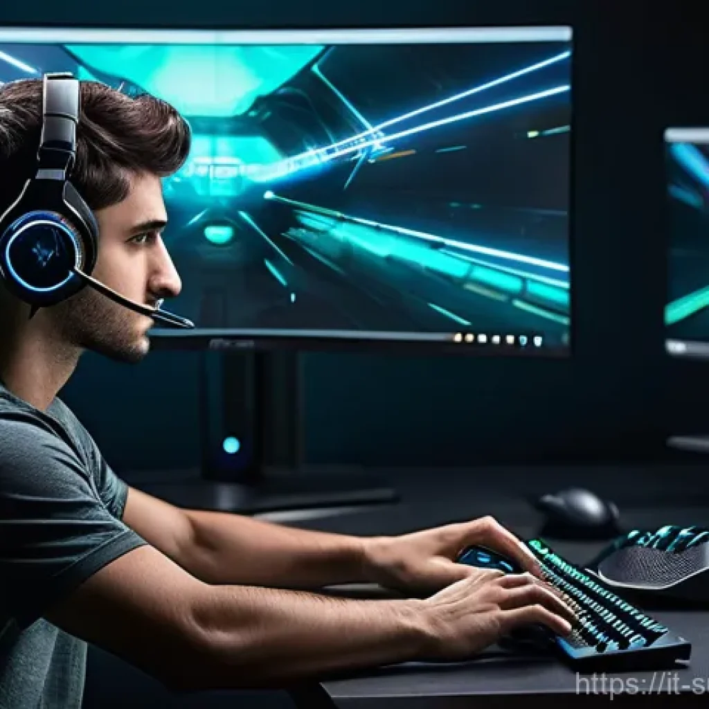 서든어택 추천 설정값 - **Precision Aim and Intense Focus:** "A diverse male gamer, mid-20s, with a highly determined an...