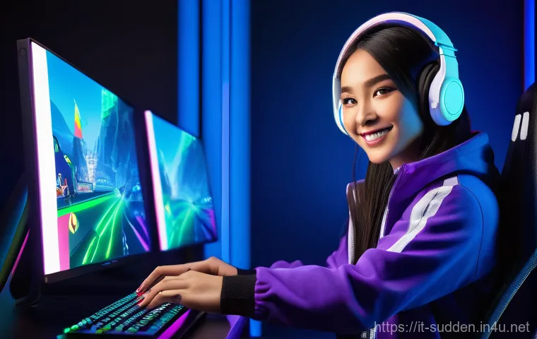 서든어택 무료 스킨 얻는 법 - **Prompt:** "A vibrant, dynamic illustration of a female gaming influencer, appearing to be in her m...