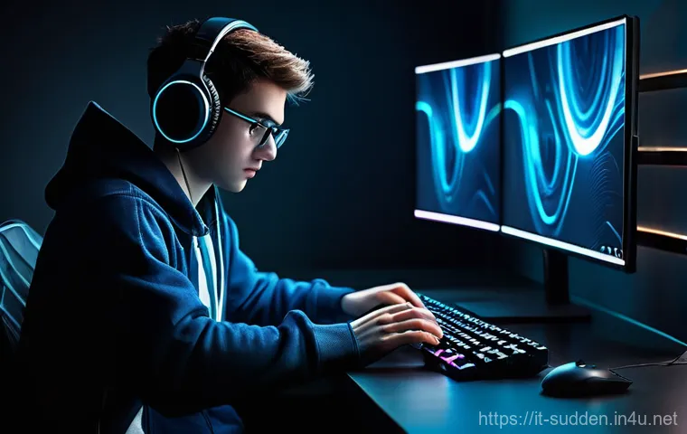 서든어택 마우스 감도 설정 - **Prompt 1: The Focused Gamer's Pursuit of Precision** "A young adult gamer, gender-neutral, dre...