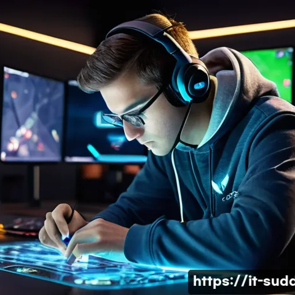 서든어택 서브 미션 클리어 팁 - **Prompt: Strategic Map Mastery** "A highly focused male or female gamer, mid-20s, intensely stu...