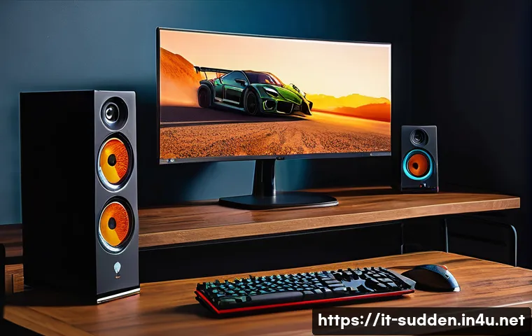 서든어택 그래픽 설정 최적화 - A detailed gaming setup showcasing a mid-range PC optimized for balanced performance and visual qual...