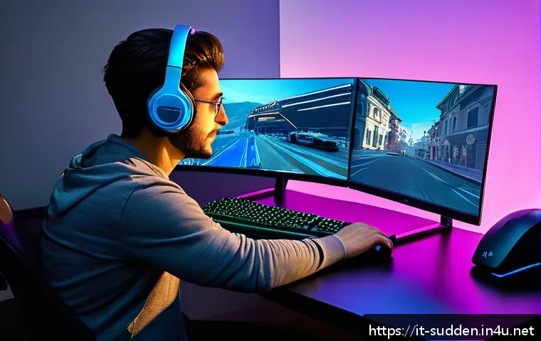 서든어택 공략 영상 제작 가이드 - A modern gaming setup showcasing a professional content creator recording a Sudden Attack tutorial v...